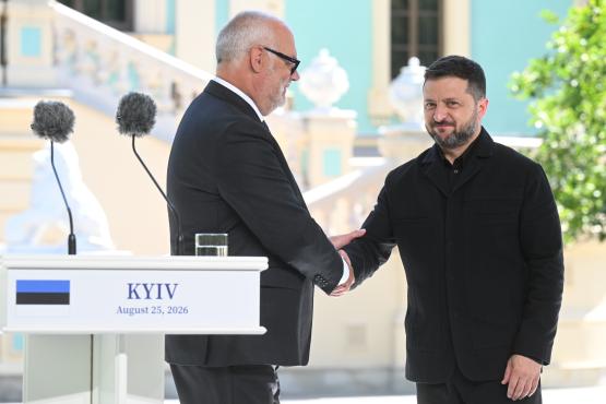 President Karis käis ametilikul visiidil Ukrainas