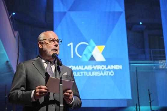 Vabariigi President Alar Karis Eesti-Soome kultuurifondi 10. aastapäeval